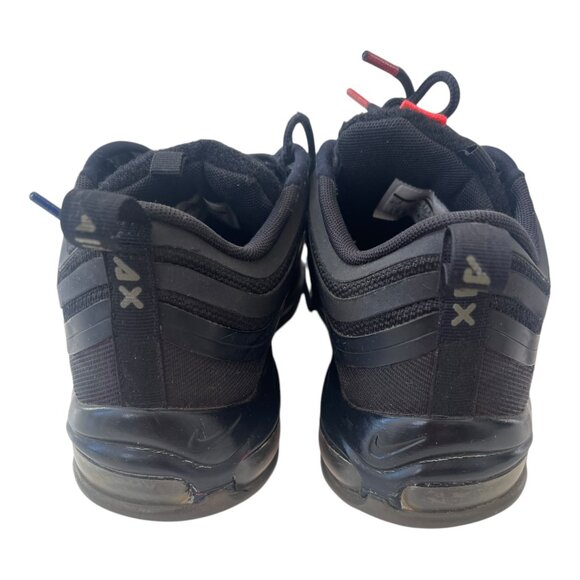 2017 Nike Air Max 97 Ultra Premium Black Rush Blue & Red Running Size 9 - Picture 8 of 8